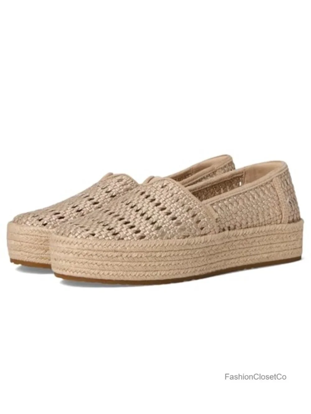 Women's Valencia Platform Espadrille Slip-Ons with OrthoLite Insole